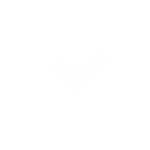 white checkmark